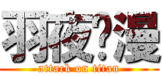 羽夜动漫 (attack on titan)