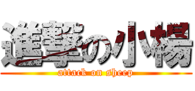 進撃の小楊 (attack on sheep)