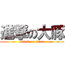 進撃の大豚 (attack on titan)