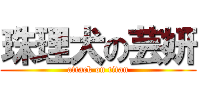 珠理犬の芸妍 (attack on titan)
