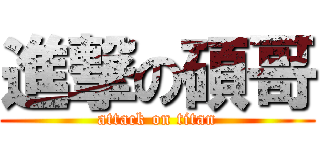 進撃の碩哥 (attack on titan)