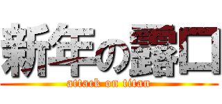 新年の露口 (attack on titan)