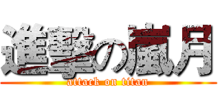 進擊の嵐月 (attack on titan)
