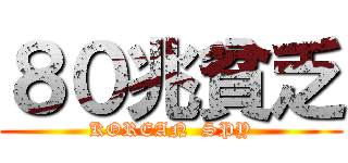 ８０兆貧乏 (KOREAN  SPY)