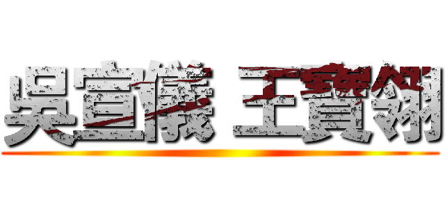 吳宣儀 王寶翎 ()