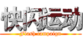 快闪运动 (Flash campaign)