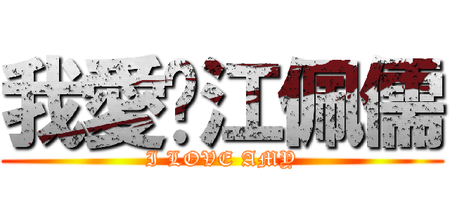 我愛妳江佩儒 (I LOVE AMY)