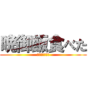 晩御飯食べた (ビーフシチュー)