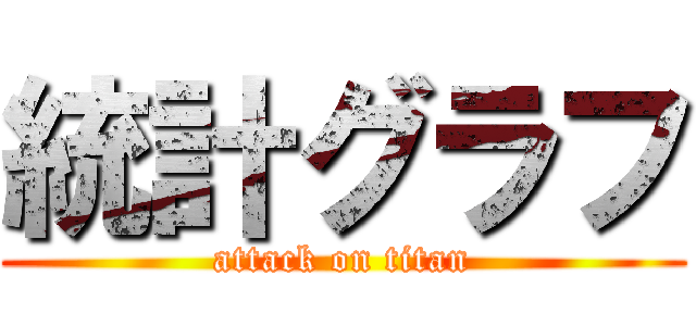 統計グラフ (attack on titan)