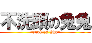 不洗頭の兔兔 (attack on Shan)