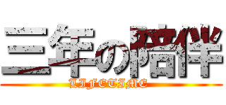 三年の陪伴 (LIFETIME )