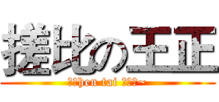 搓比の王正 (你个hen tai 怪蜀黎~)