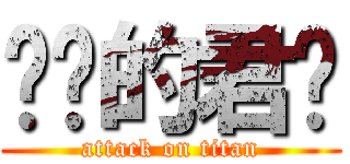 进击的君颜 (attack on titan)