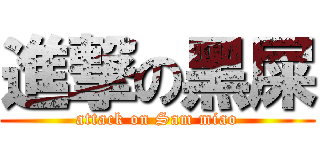 進撃の黑屎 (attack on Sam miao)