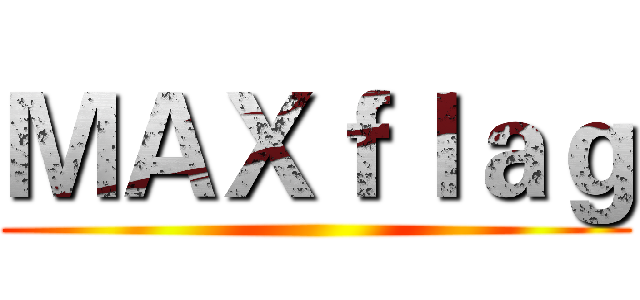 ＭＡＸｆｌａｇ ()