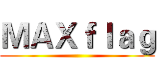 ＭＡＸｆｌａｇ ()