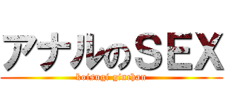 アナルのＳＥＸ (koisugi ginchan)