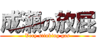 成瀬の放屁 (Very stinking gas)