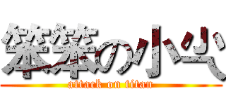 笨笨の小尐 (attack on titan)