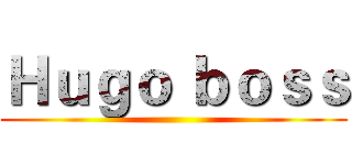 Ｈｕｇｏ ｂｏｓｓ ()