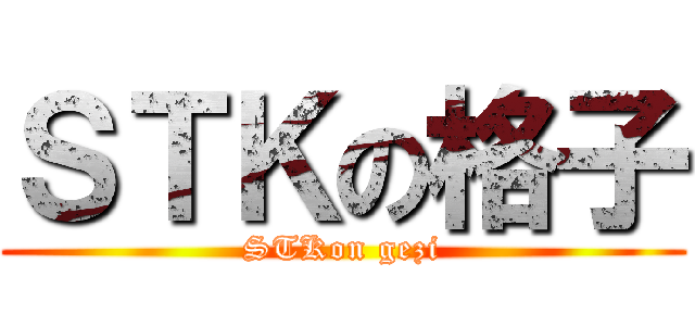 ＳＴＫの格子 (STKon gezi)