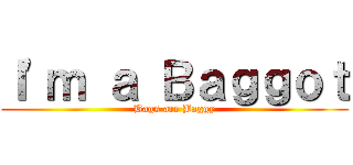 Ｉ'ｍ ａ Ｂａｇｇｏｔ (Bags are Baggy)