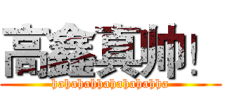 高鑫真帅！ (hahahahhahahahahha)