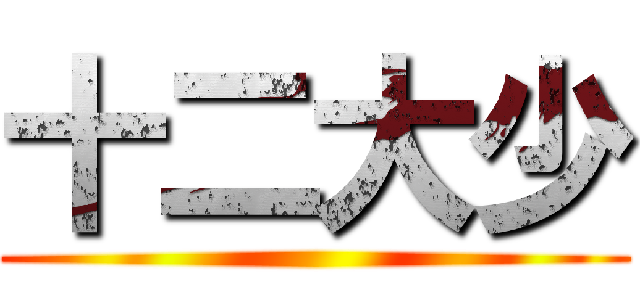 十二大少 ()