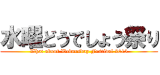 水曜どうでしょう祭り (What about Wednesday Festival 2013)