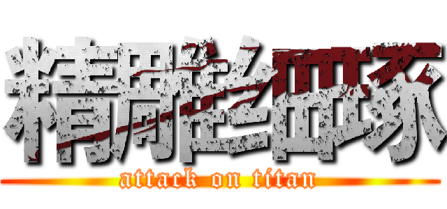 精雕细琢 (attack on titan)