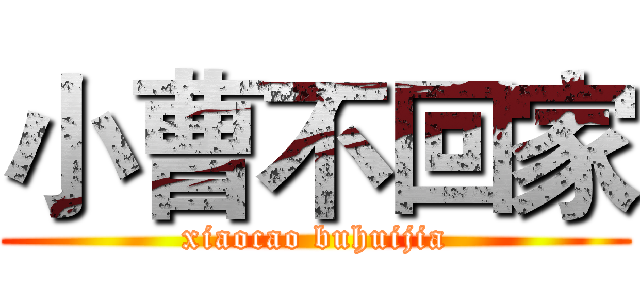 小曹不回家 (xiaocao buhuijia)