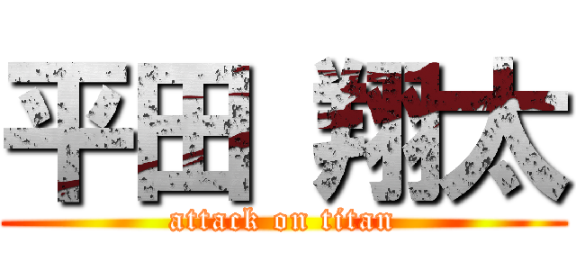平田 翔太 (attack on titan)