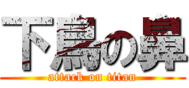 下鳥の鼻 (attack on titan)