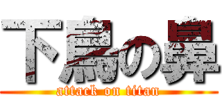 下鳥の鼻 (attack on titan)