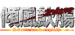 傾風飲觴 (I don't know english)