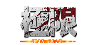 極限 (max area)