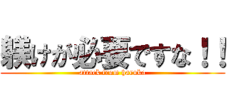 躾けが必要ですな！！ (attack from haruka)