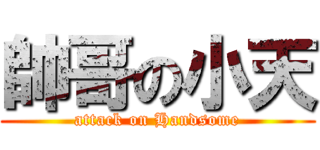 帥哥の小天 (attack on Handsome)