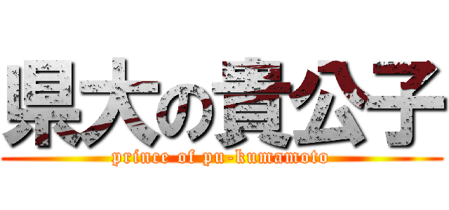 県大の貴公子 (prince of pu-kumamoto)