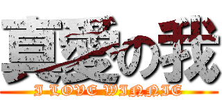 真愛の我 (I LOVE WINNIE)