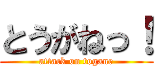 とうがねっ！ (attack on togane)
