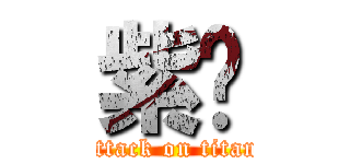 紫妘 (attack on titan)