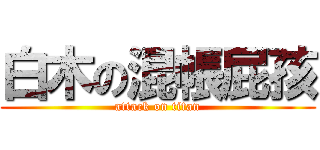 白木の混帳屁孩 (attack on titan)