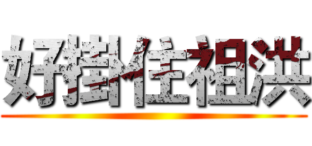 好掛住祖洪 ()