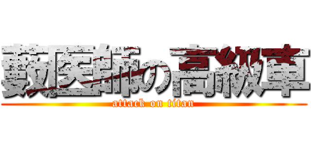 藪医師の高級車 (attack on titan)