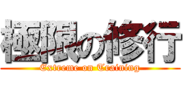 極限の修行 (Extreme on Training)