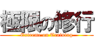 極限の修行 (Extreme on Training)