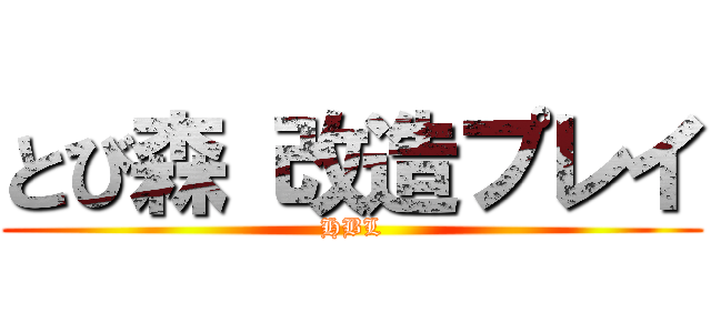 とび森 改造プレイ (HBL)
