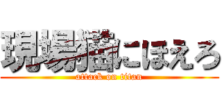現場猫にほえろ (attack on titan)