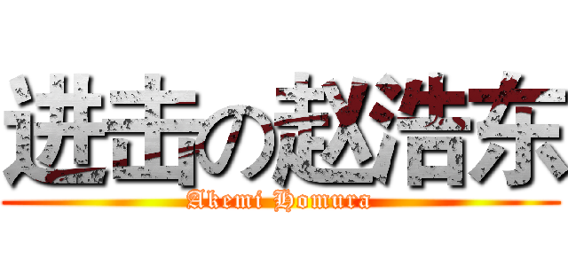 进击の赵浩东 (Akemi Homura)